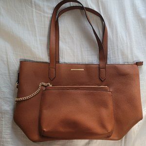 ALDO cognac tote purse